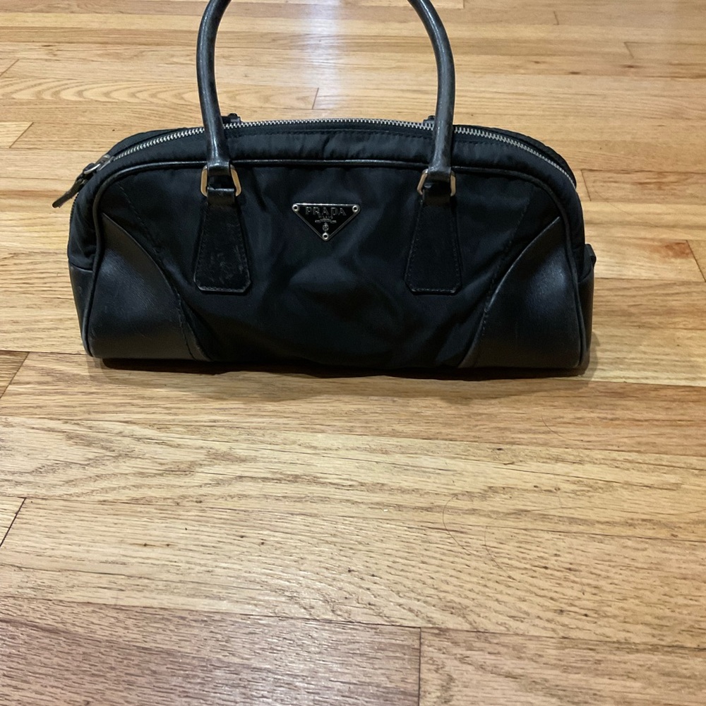 PRADA Handbag Vintage Nylon/Leather - Picture 2 of 15